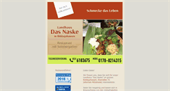 Desktop Screenshot of naske-restaurant.de